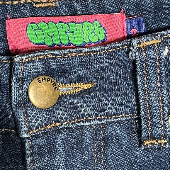 Empyre Tori Denim Cargo Jeans Baggy High waist sz 2 - Picture 4 of 13
